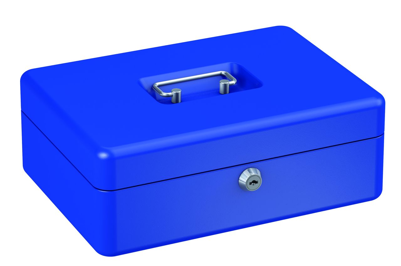 Basi Geldkassette - GK 10 - Blau - GK 10 - H90xB250xT180mm