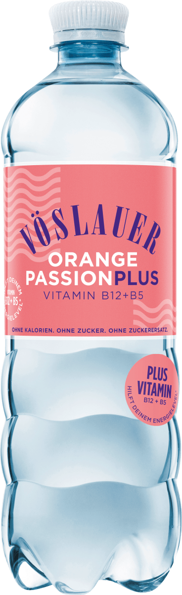 Erfrischungsgetränk, Orange Passion Plus Vitamin B12 + B5, 0,75 l EINWEG