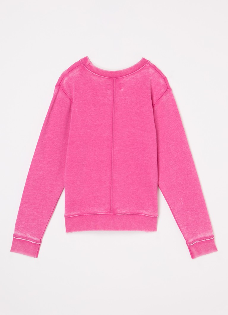 Pulover Zadig&Voltaire Hailey cu logo imprimat