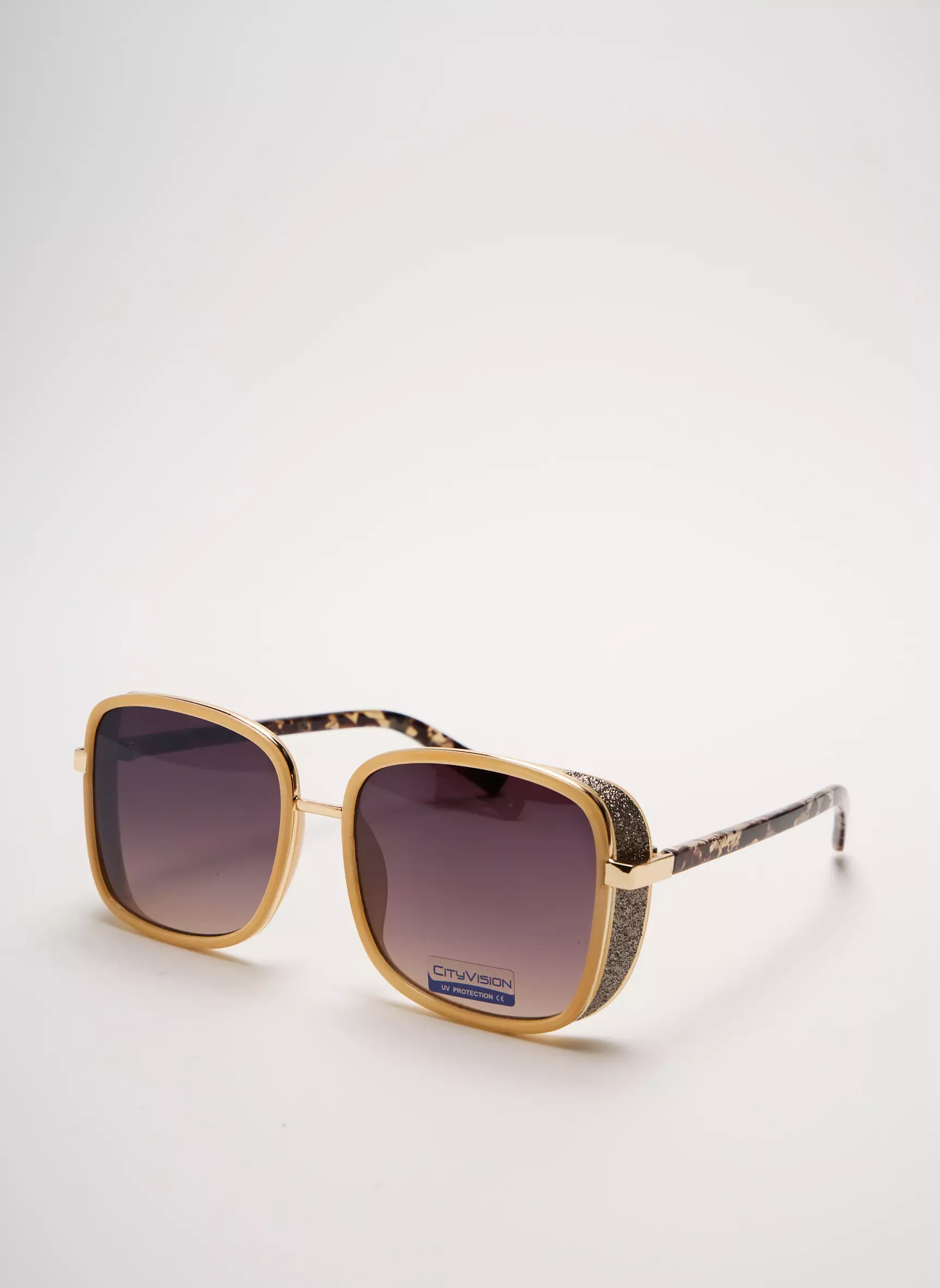 City Vision Eyewear Lunettes De Soleil Femme couleur beige