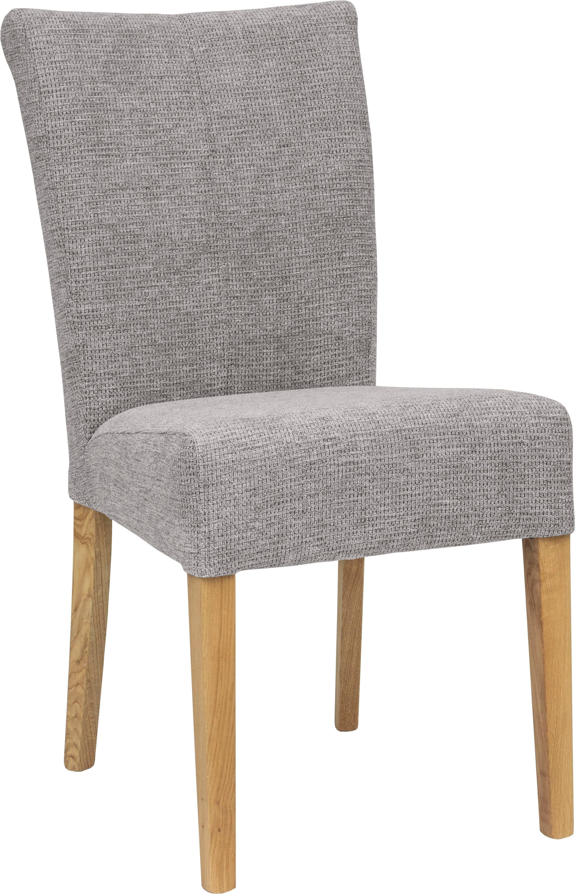 Home affaire 4-Fußstuhl Queen (Set, 2 St), bezogen mit Web- oder Strukturstoff, Microfaser oder Kunstleder