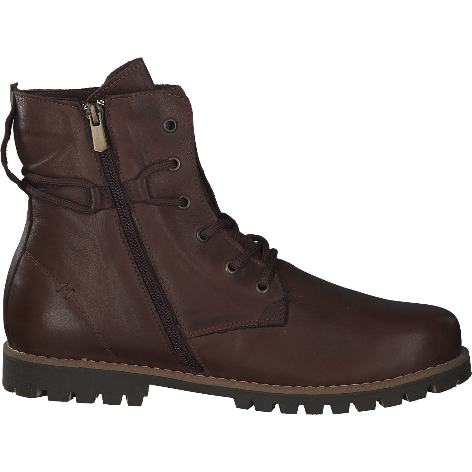 Esgano 0342870, Schnürstiefeletten, Damen, Braun (Mokka)