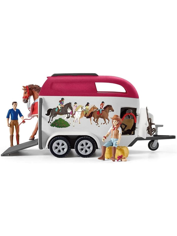 Schleich Horse Club Abenteuer mit Auto und Pferdeanhänger in Rosa ab 5 Jahre günstig kaufen onesize