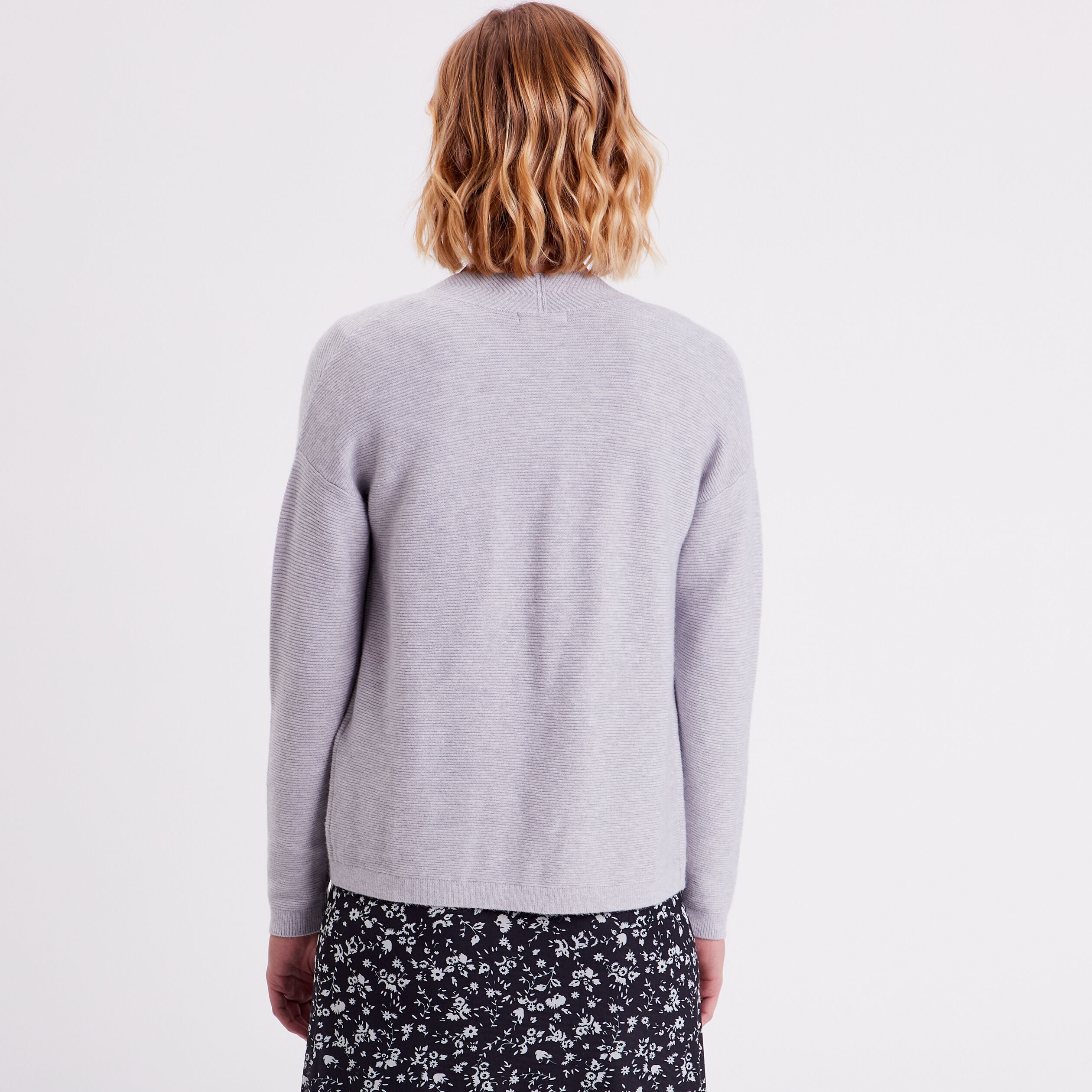 Gilet gris clair femme | Cache Cache