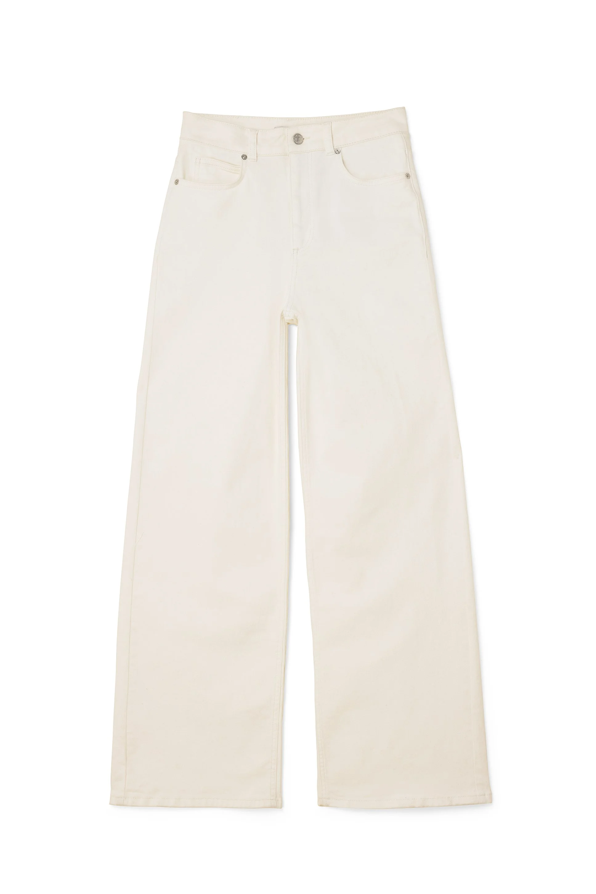 Gerade geschnittene Jeans mit hoher Taille