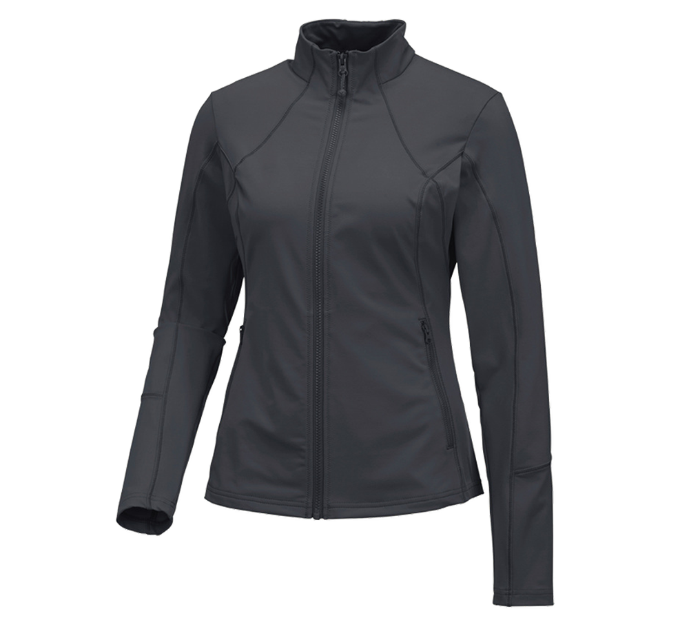 e.s. Funktions Sweatjacke solid, Damen