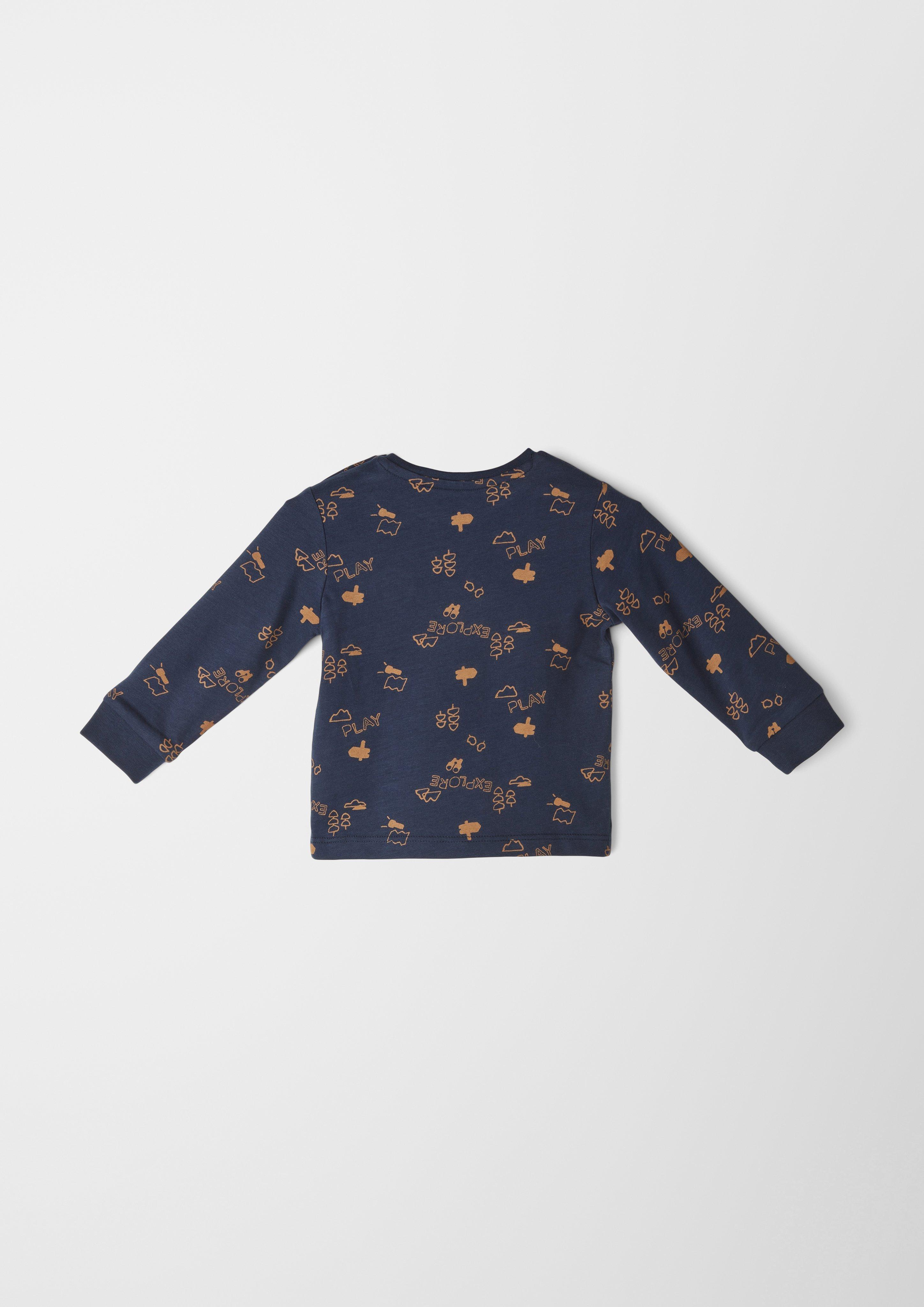 Baumwollshirt mit Alloverprint  2118419-59A2