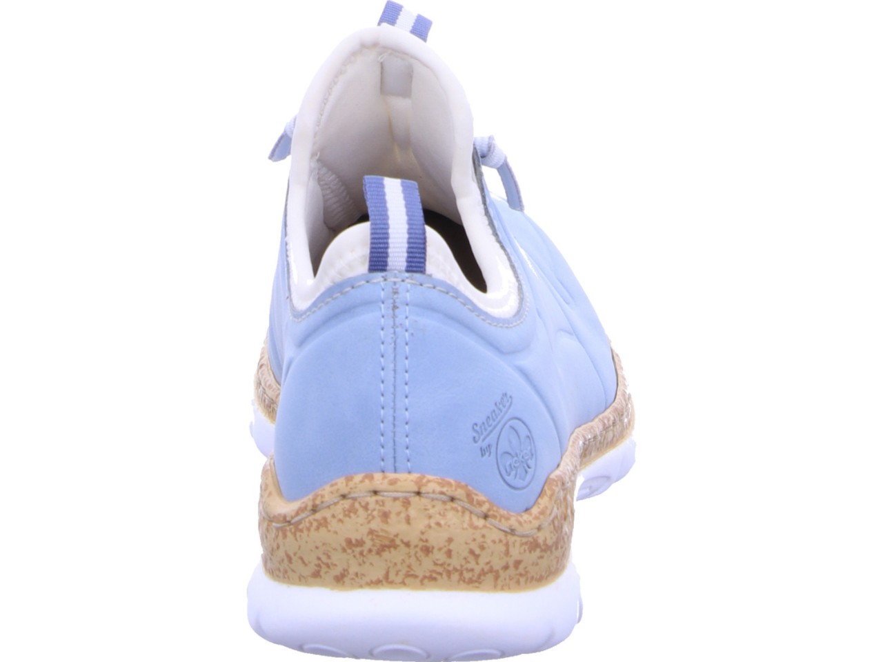 RIEKER Sportliche Slipper blau