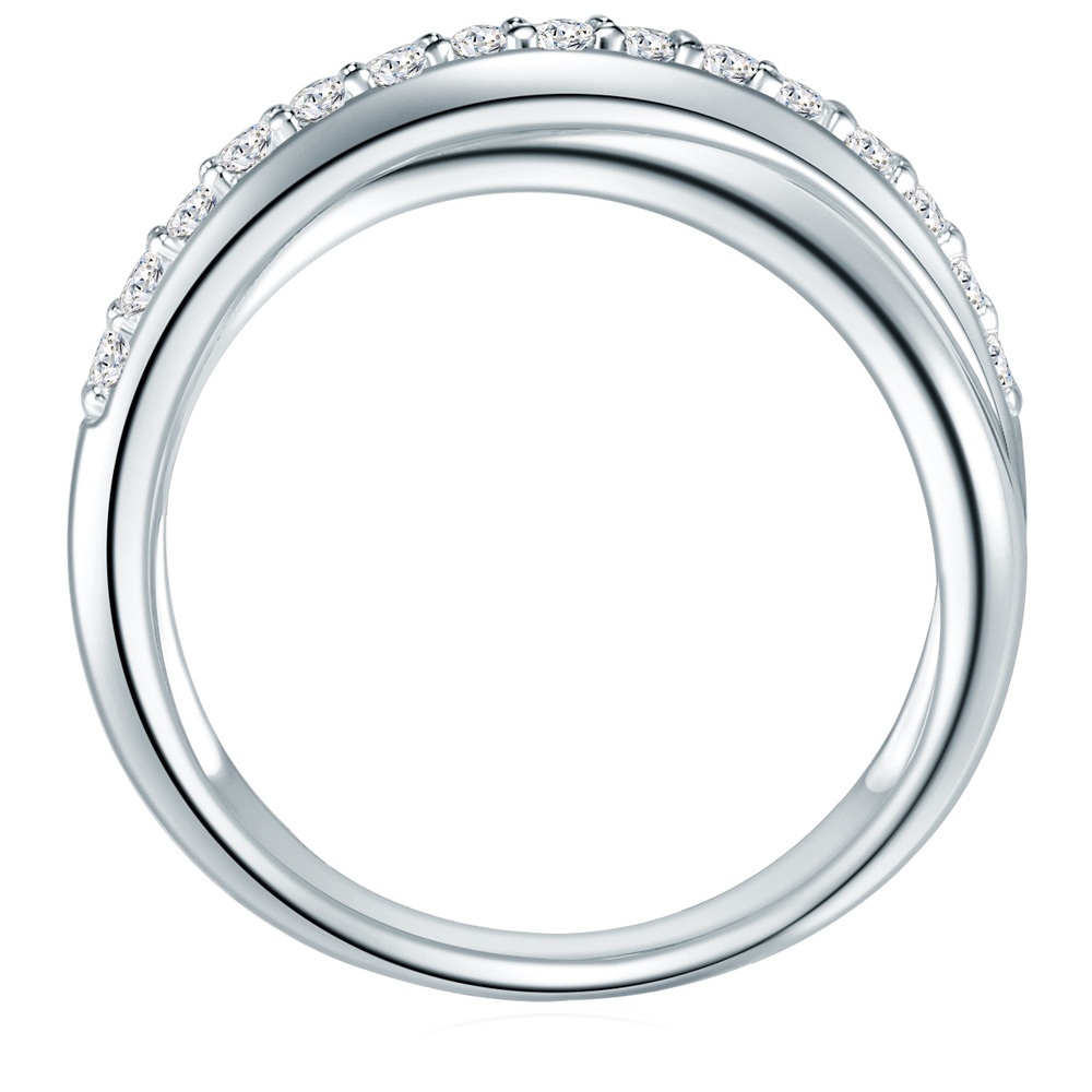 Rafaela Donata Bague en argent Argent sterling Oxyde de zirconium (CZ) en Argent Bague