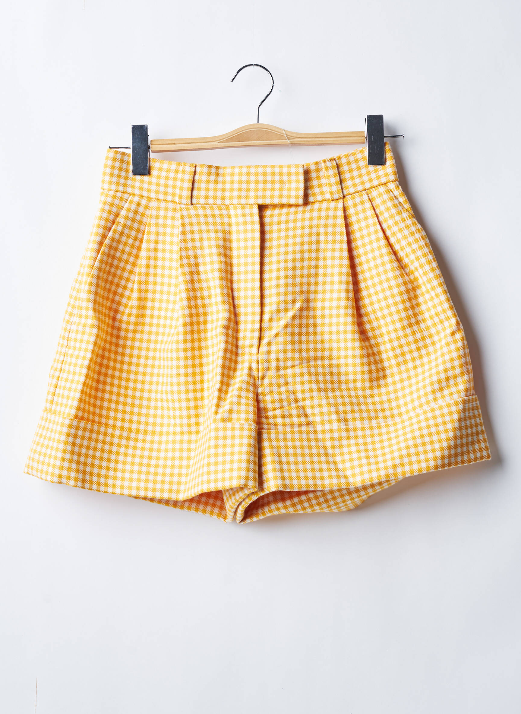 Miu Miu Shorts 1 Femme couleur jaune