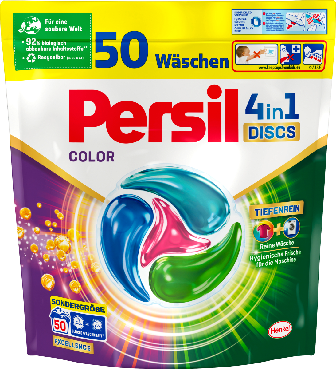 Colorwaschmittel Discs, 50 Wl