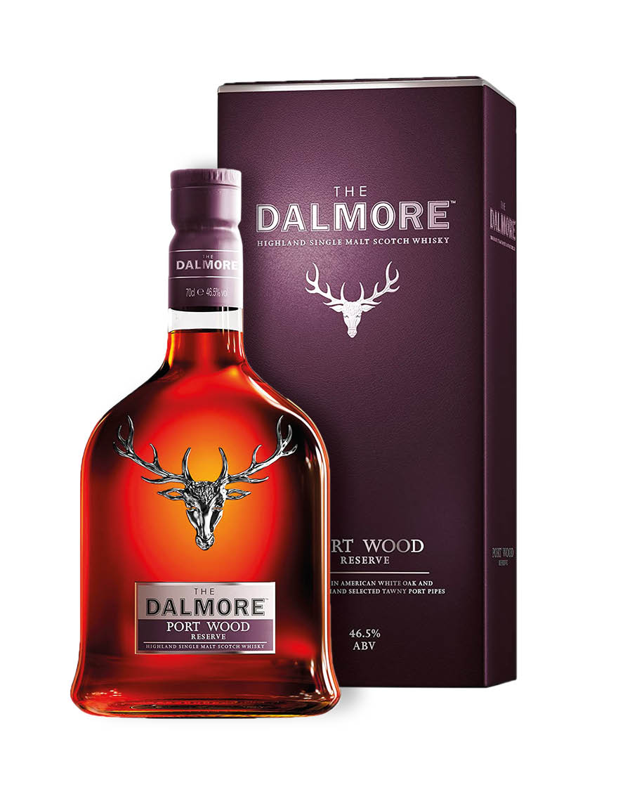 Highland Single Malt Scotch Whisky Port Wood Reserve Dalmore 0,7 ℓ, En Étui