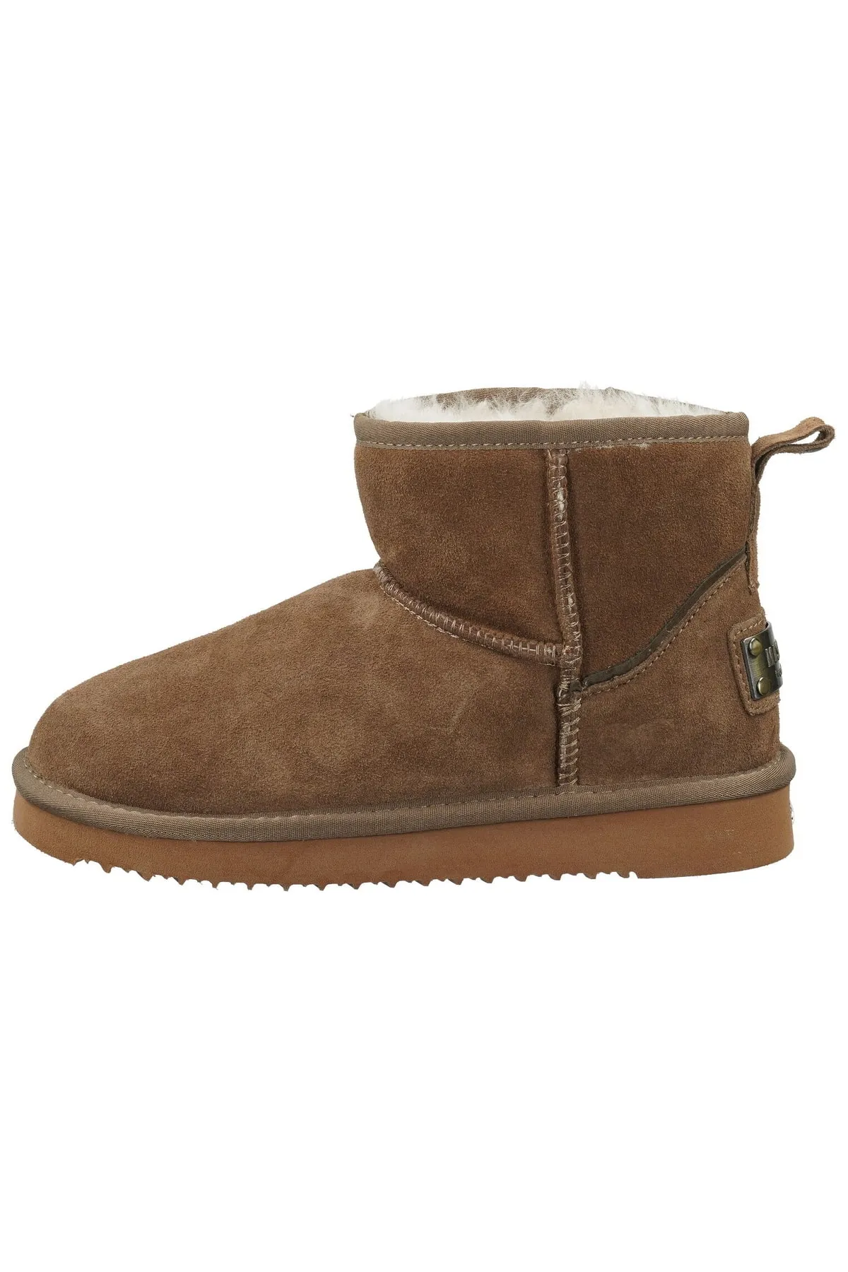 Mustang  Stiefelette - Beige - Flacher Absatz