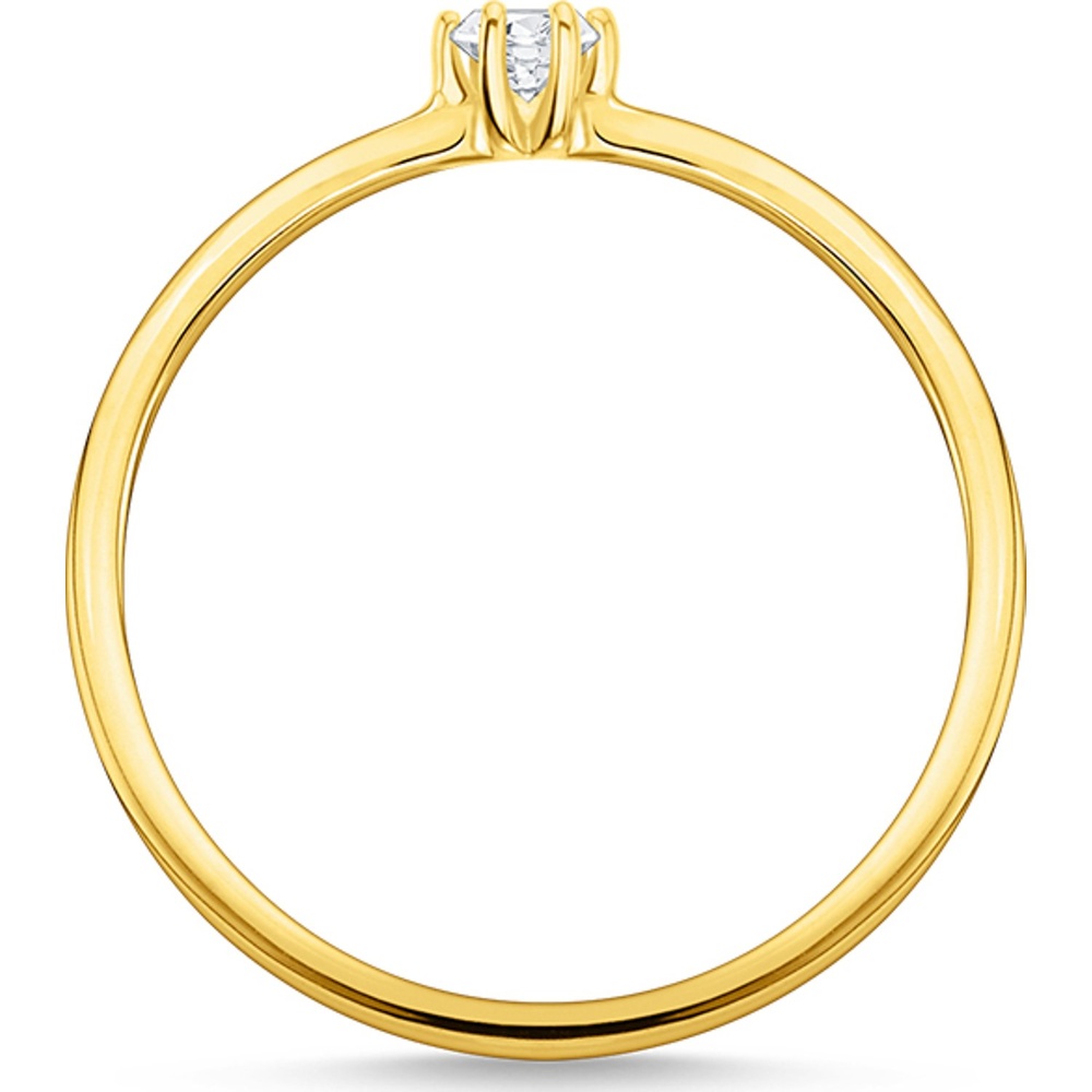 Thomas Sabo Bague pour femme 925 Argent or Bague