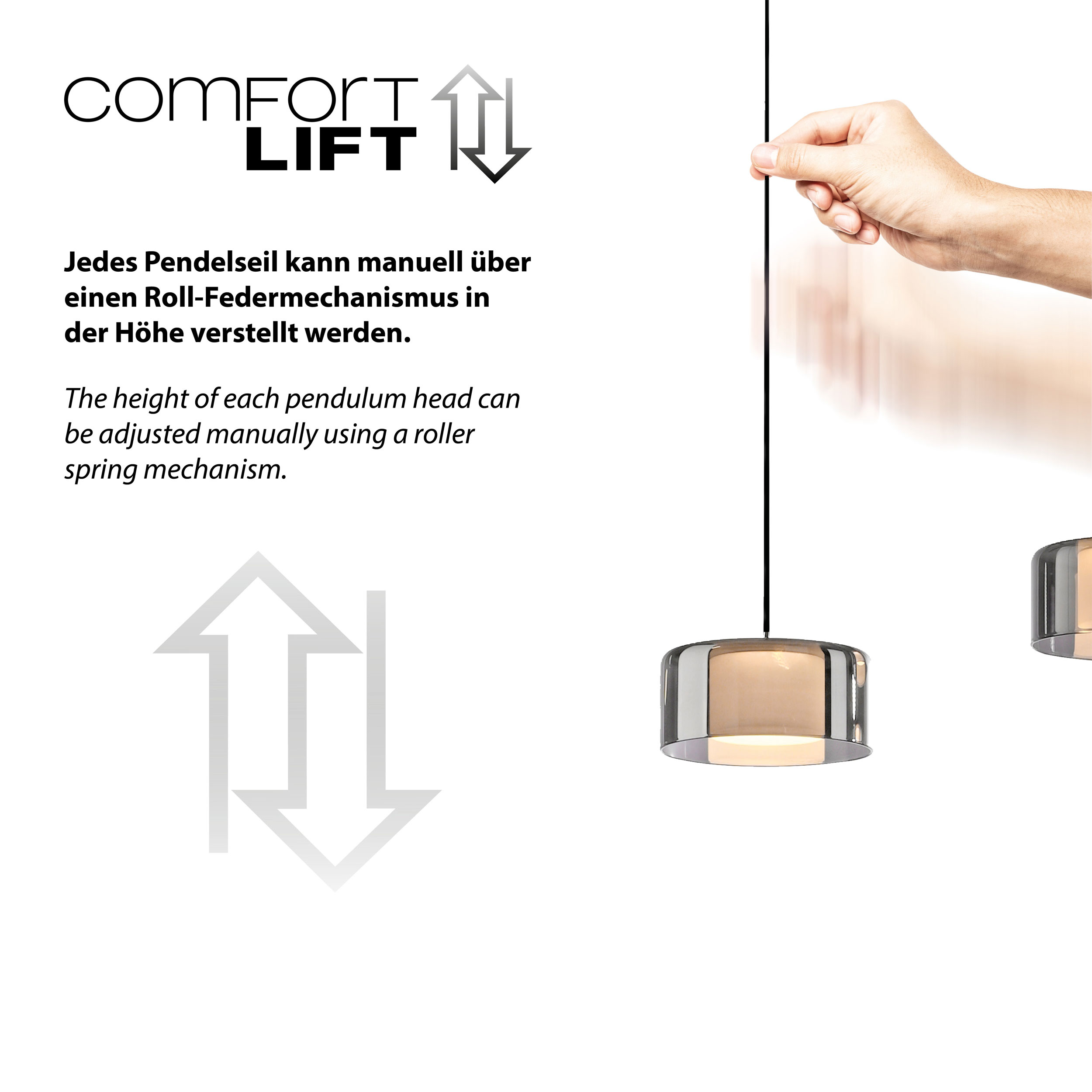 Paul NeuhausLED-Pendelleuchte 3flg