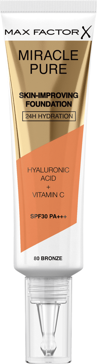Foundation Miracle Pure 80 Bronze, LSF 30, 30 ml