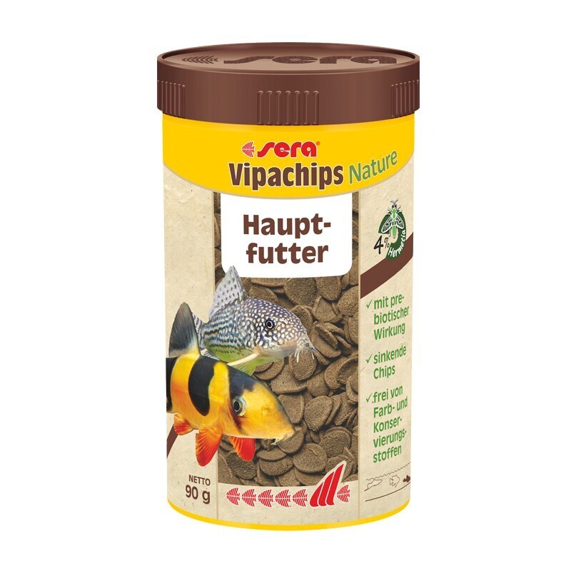 Sera Hauptfutter Sera Vipachips Nature 250ml