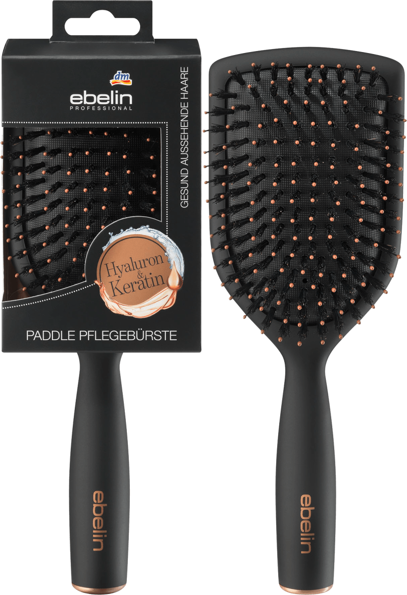 Paddlebürste, Professional Keratin-Pflegebürste Paddle, 1 St