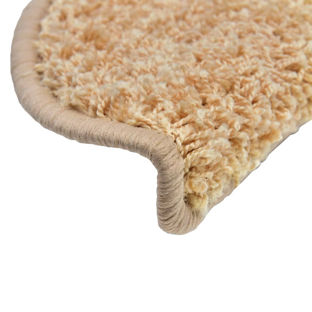 Stufenmatte Stufenmatten 5 Stk. 56x20 cm Creme, vidaXL, Andere, Höhe: 3 mm