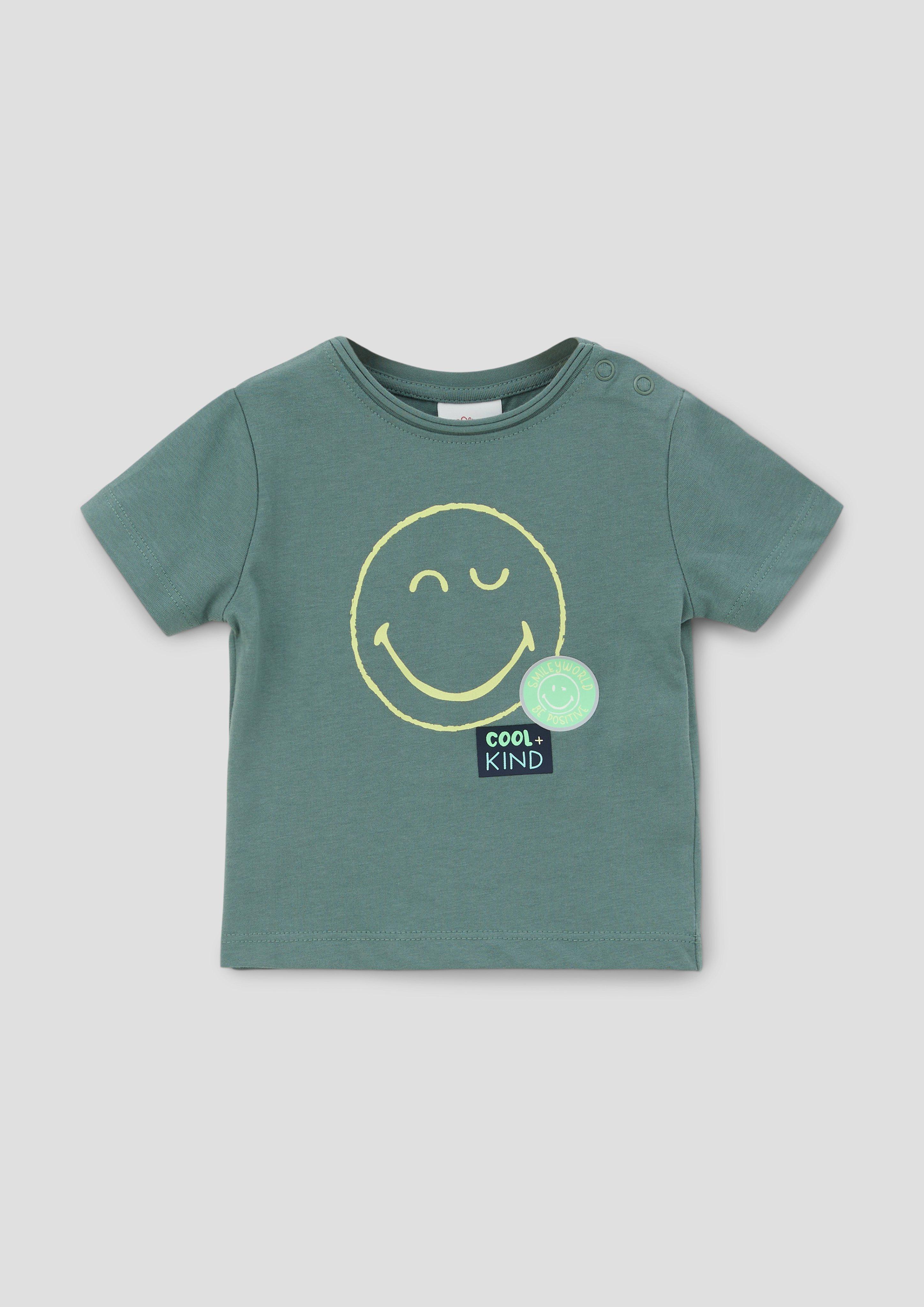 Jerseyshirt mit Smiley-Frontprint  2142731-6714