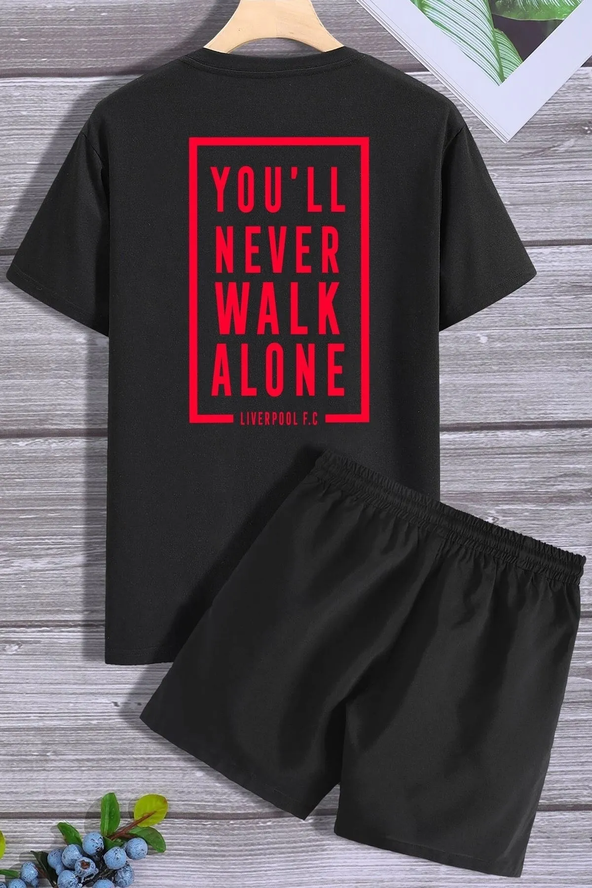 trendypassion  Shorts-T-Shirt-Trainingsanzug-Set