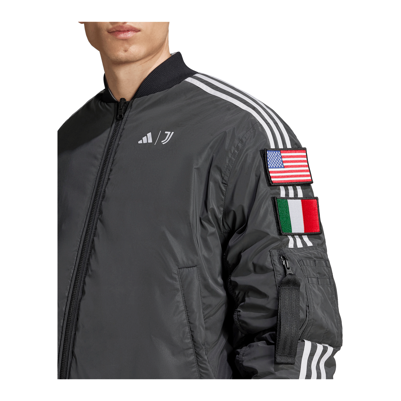 adidas Juventus Turin NASA Trainingsjacke Schwarz