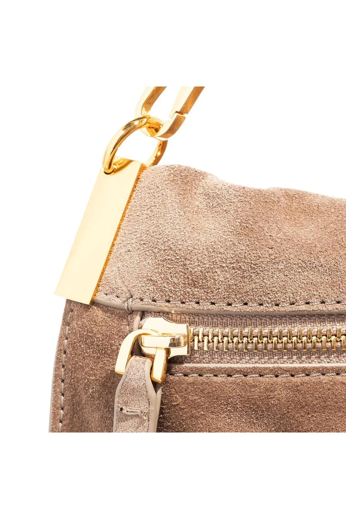 Coccinelle  Hyle Wildleder Warm Taupe
