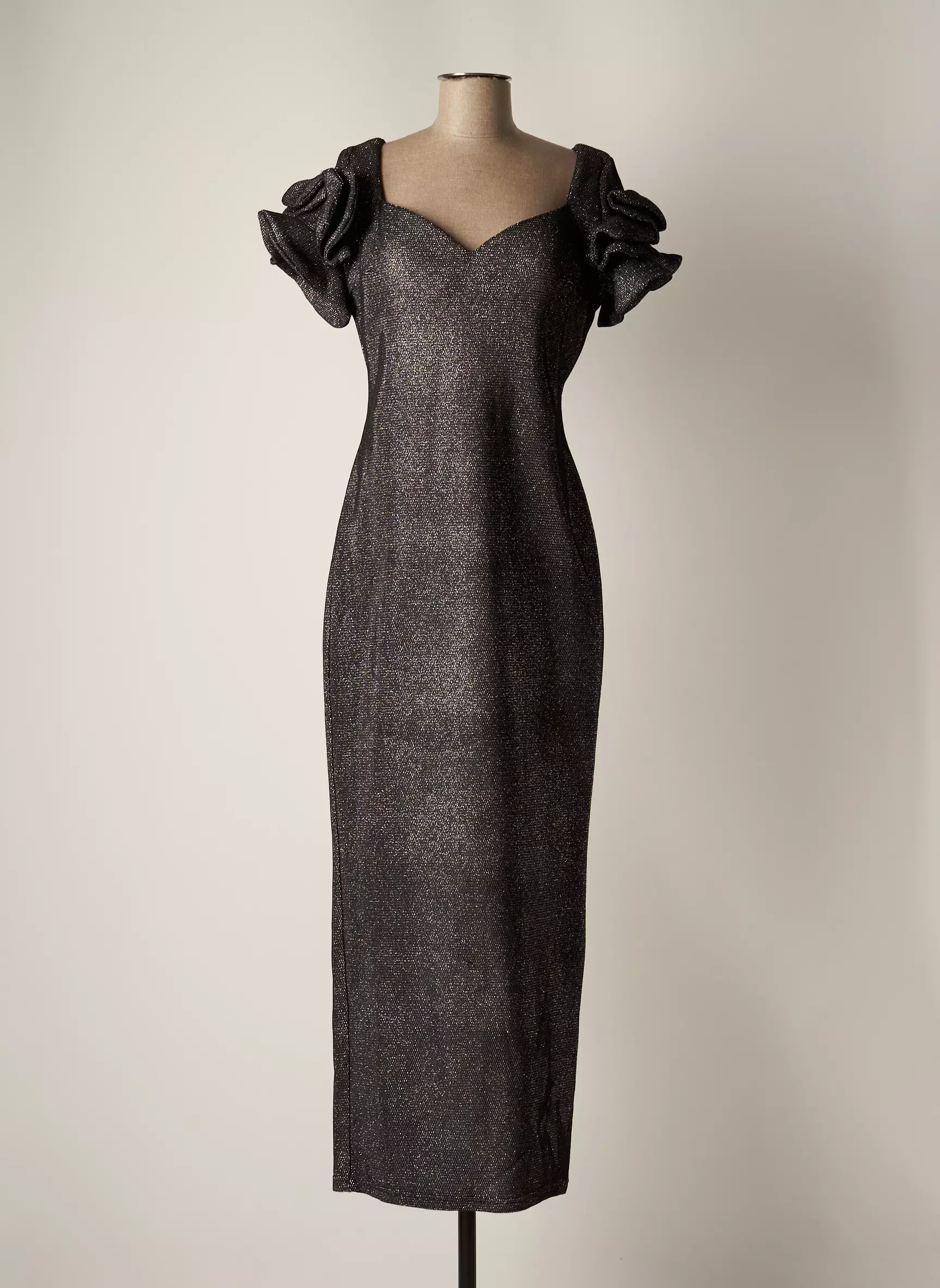 F   P Robes Longues Femme couleur gris