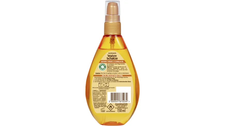 Garnier Wahre Schätze Öl Argan+Camelia Öl 150 ml