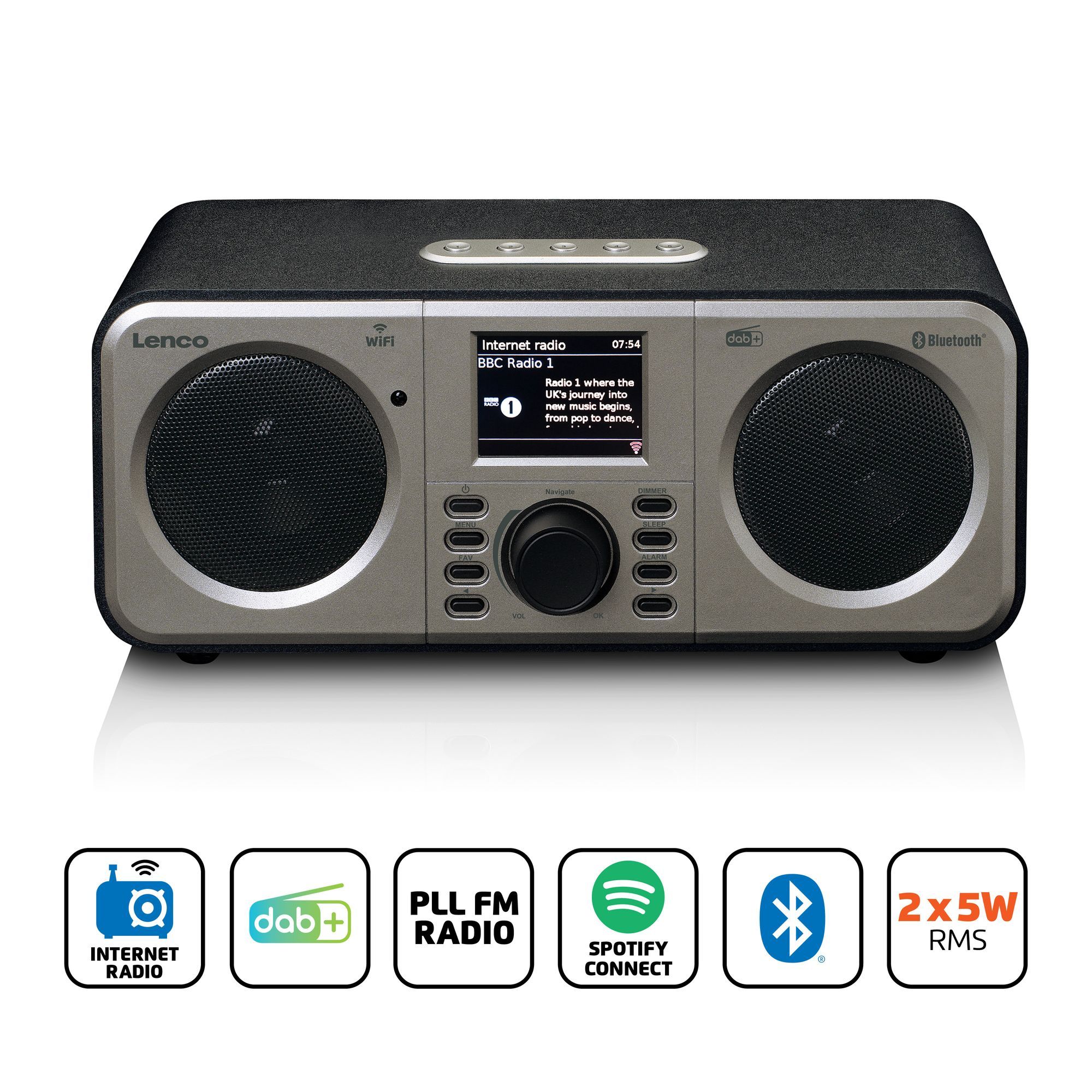 Lenco DIR-141BK Internetradio