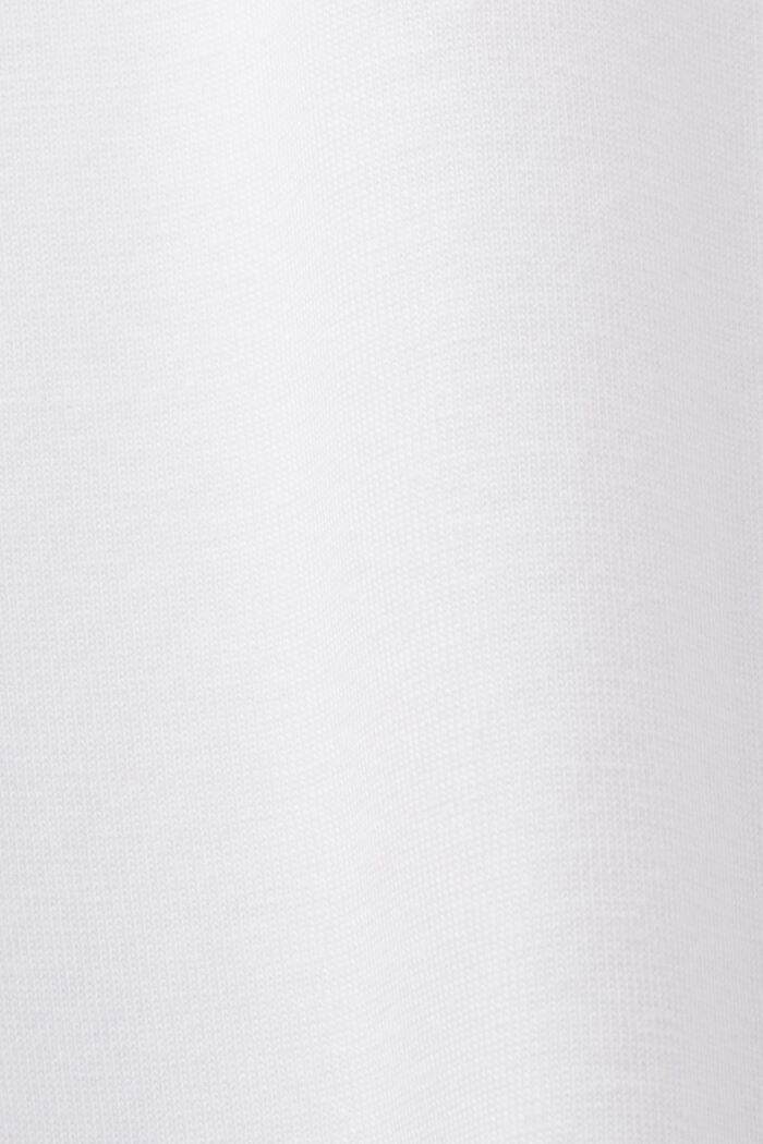 Rundhals-T-Shirt, 100 % Baumwolle