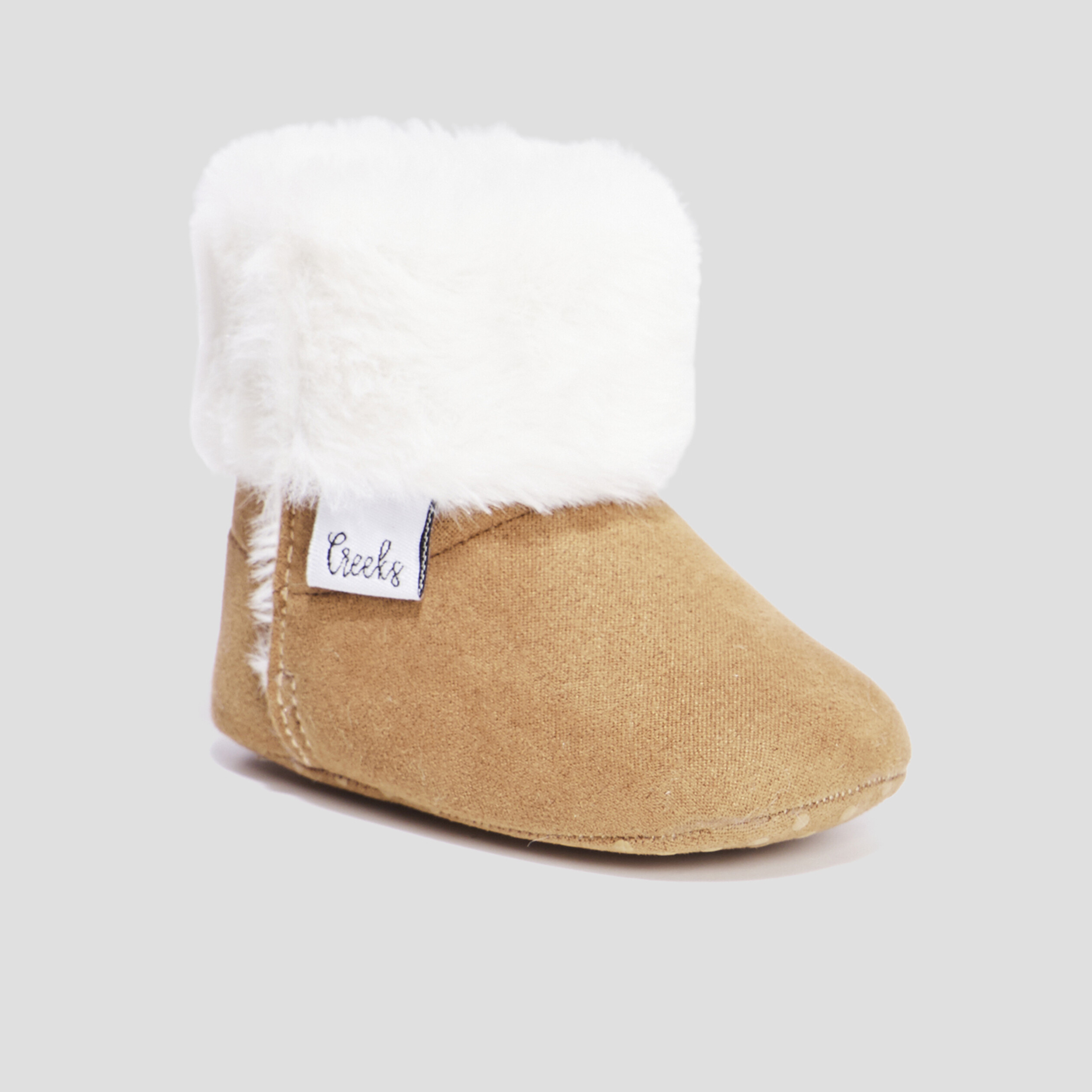 Bottines doublure fourrure Creeks camel bébé garçon | La Halle