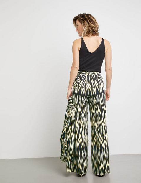 Schlupfhose mit Ikat Print
