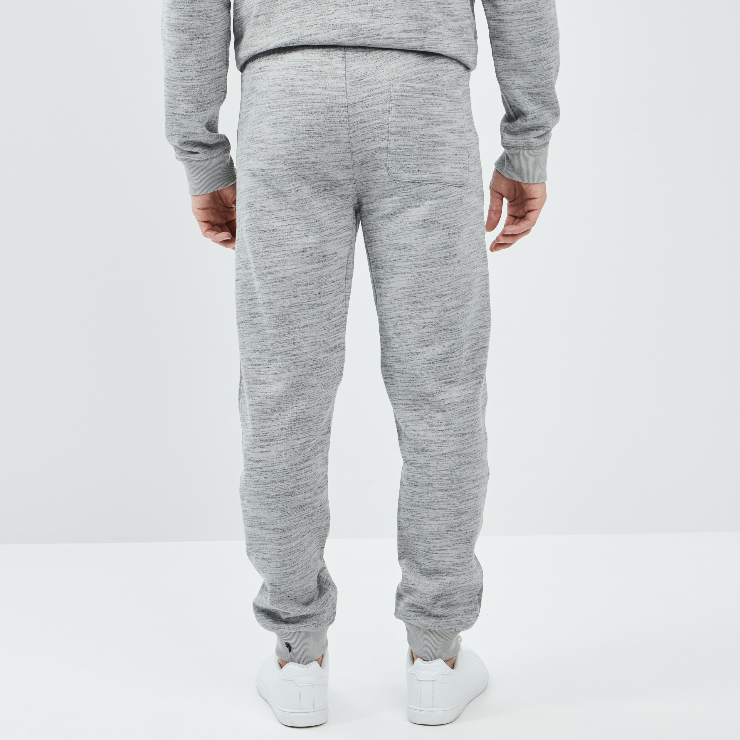 Pantalon jogging taille élastiquée gris homme | La Halle