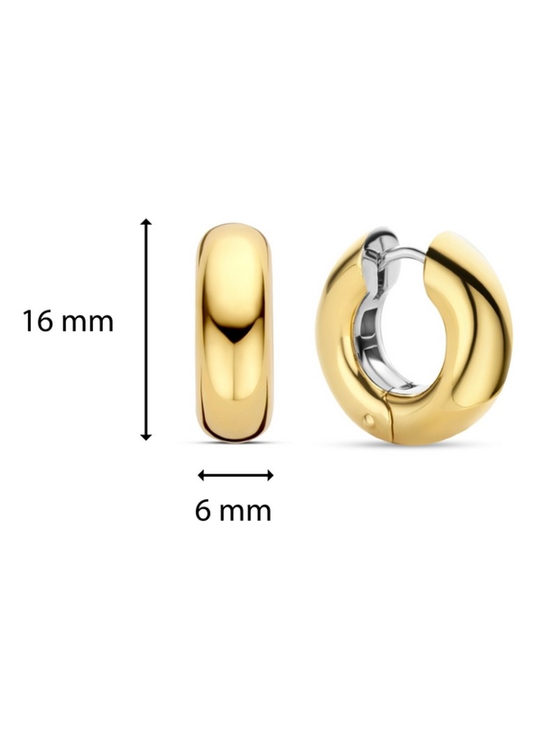 TI SENTO - Milano Gold-plated Earrings 7909SY
