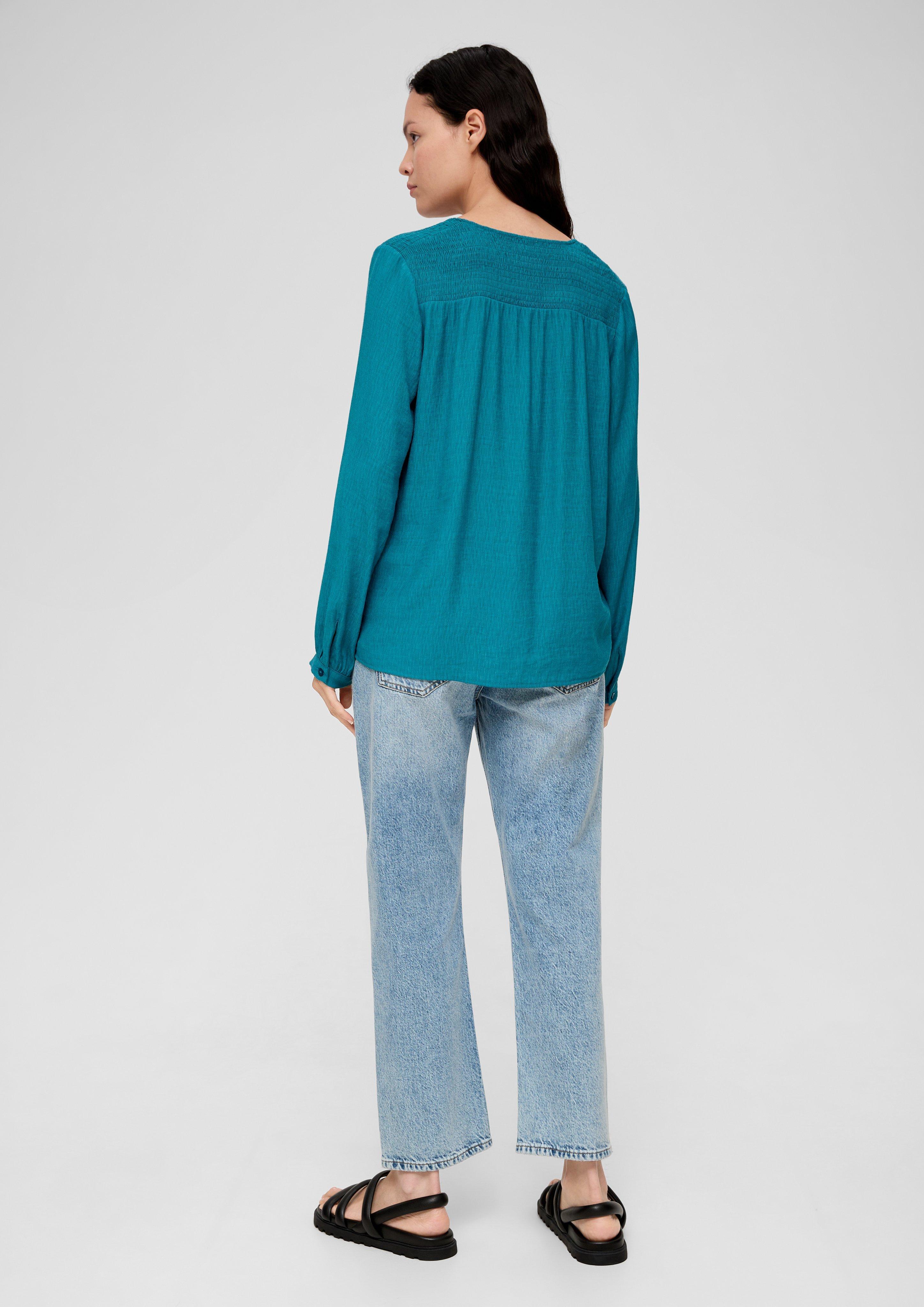 Bluse mit gesmokten Details  2135689-6694