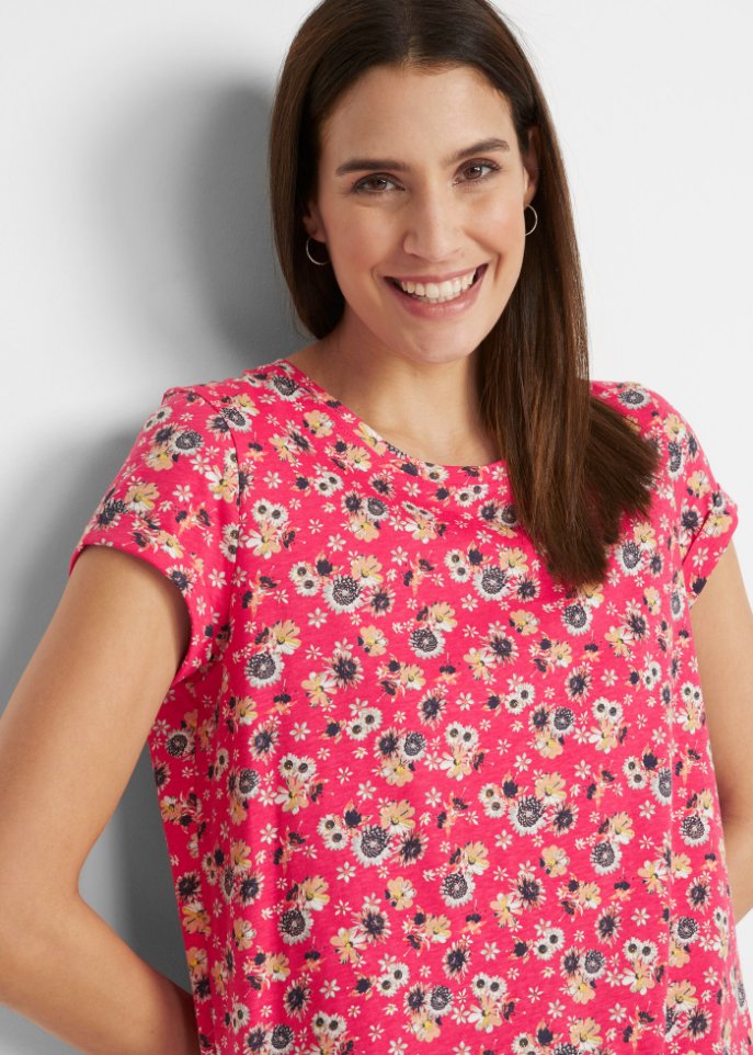 Shirtkleid mit seitlichen Schlitzen (2er Pack)