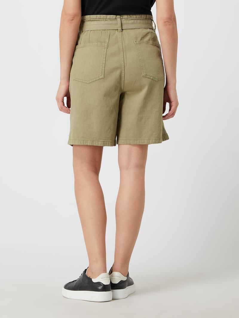 Shorts mit Lyocell-Anteil in khaki