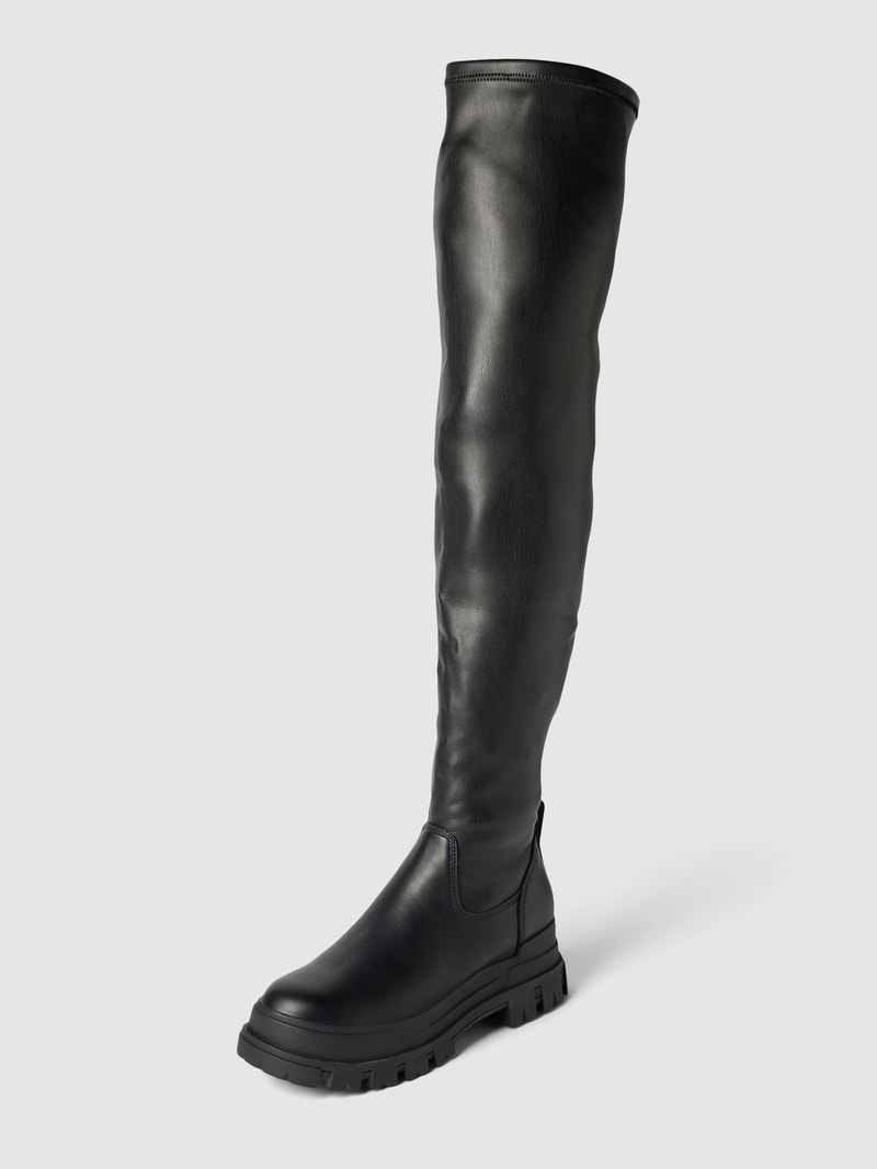 Stiefel mit strukturierter Sohle Modell 'ASPHA' in schwarz