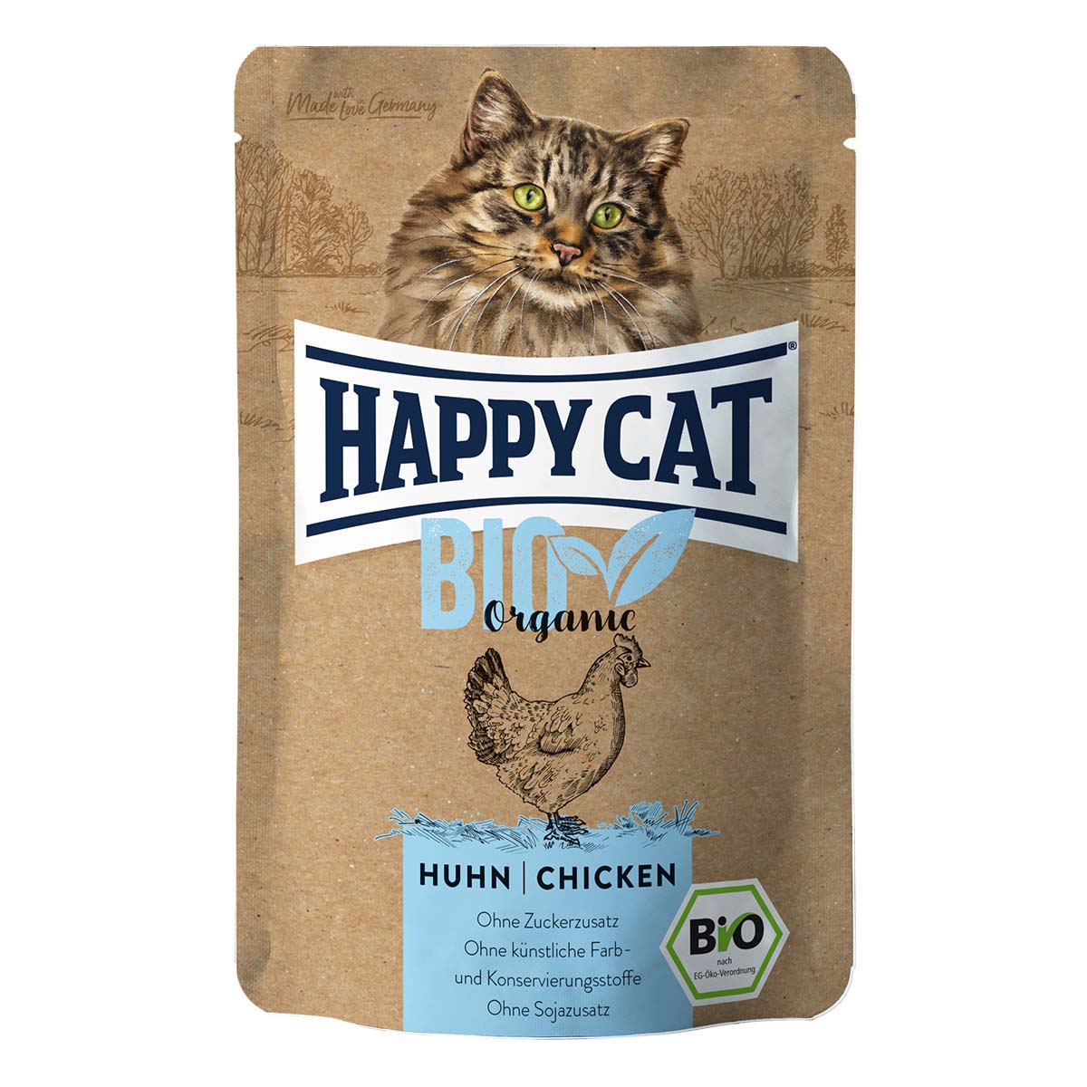 Happy Cat Bio Pouch Huhn günstig kaufen bei ZooRoyal