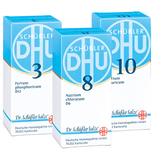 DHU Schüßler-Salze Sommer-Kur Sparset  3x200 St  Tabletten