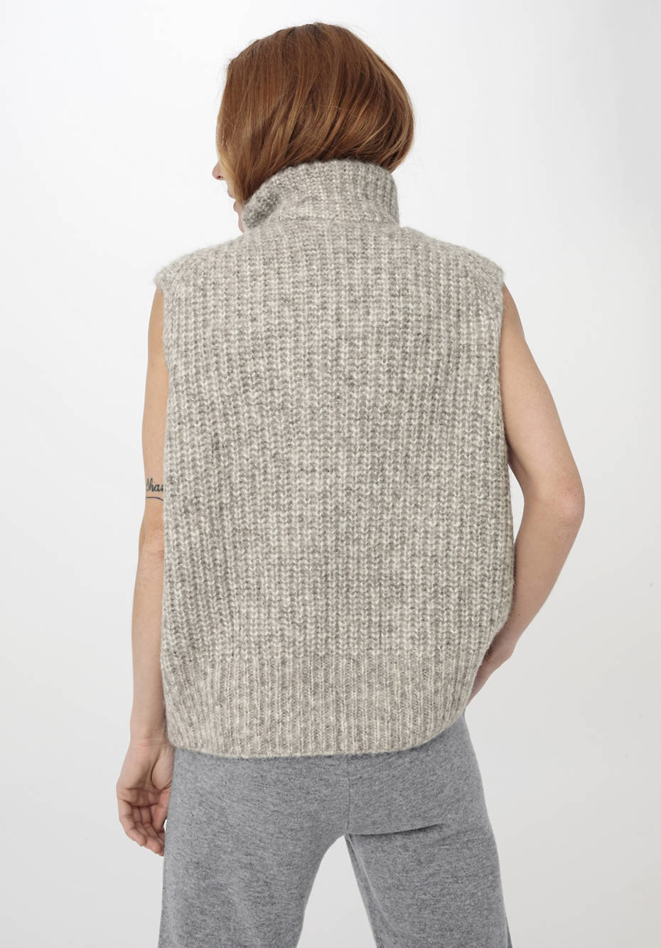 Pullover aus Alpaka mit Bio-Pima-Baumwolle
