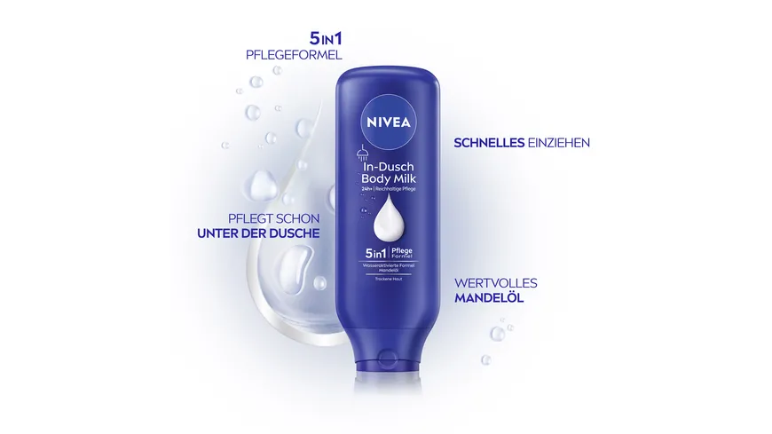 NIVEA Body In-Dusch Body Milk 400 ml