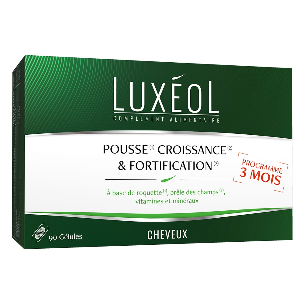 Luxéol Luxeol Pousse Croissance et Fortification (3 mois) Complément alimentaire