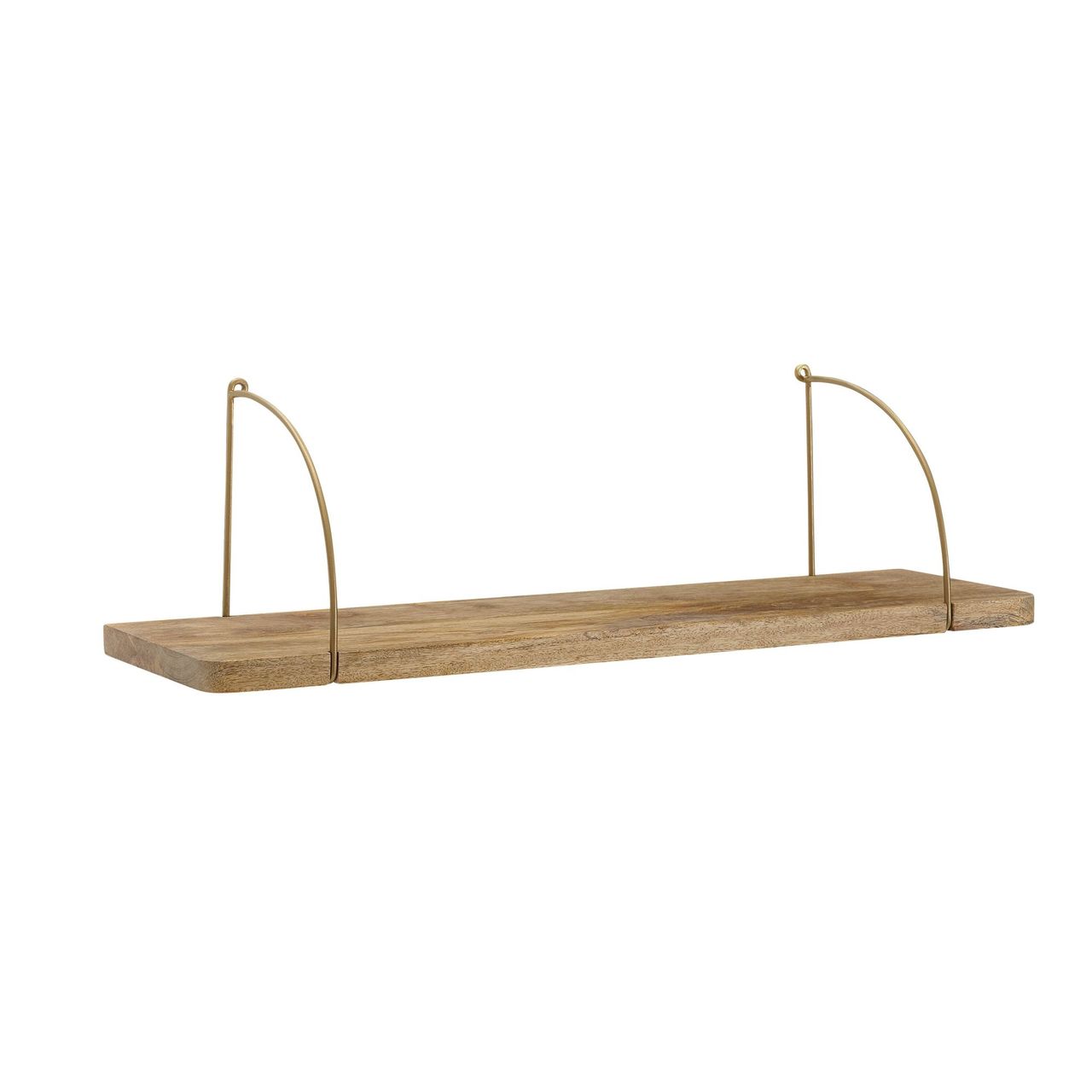 Skyport WOHNLING Wandregal Holz Metall 80x25x22 cm Hängeregal Regal Klein Industrial