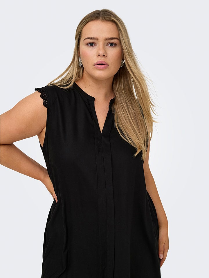 ONLY Carmakoma Kleid in Schwarz günstig kaufen