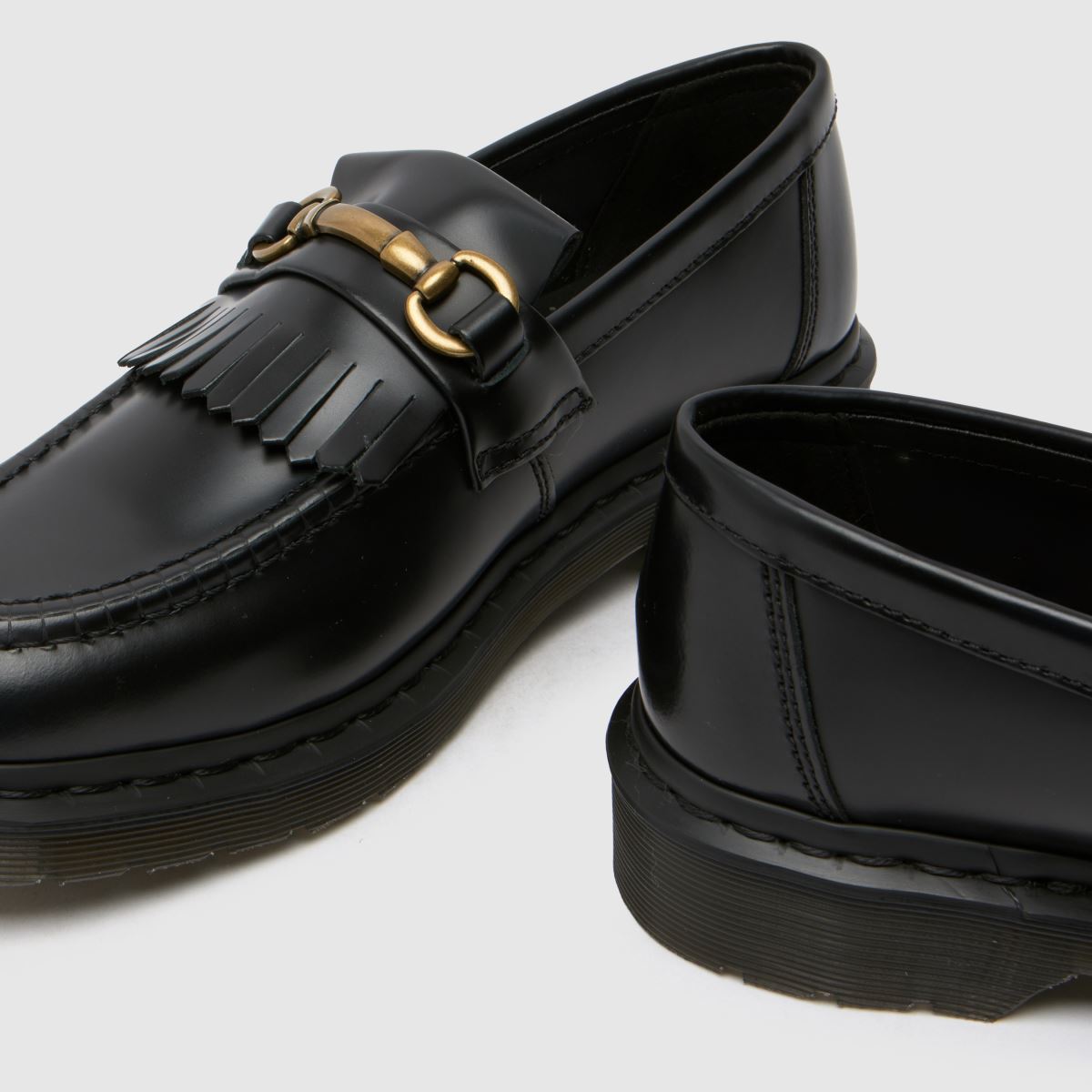 Dr. Martens Adrian Snaffle Loafer lapos cipő fekete színben