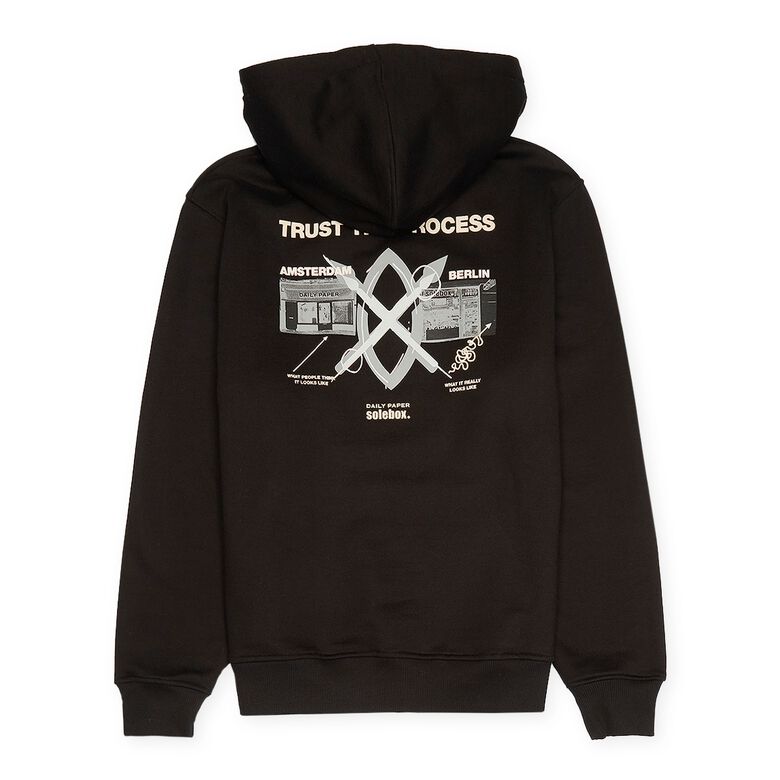 solebox x Daily Paper Hoodie black