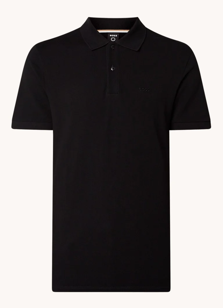 HUGO BOSS Pallas regulāra piegriezuma polo krekls no pikē kokvilnas