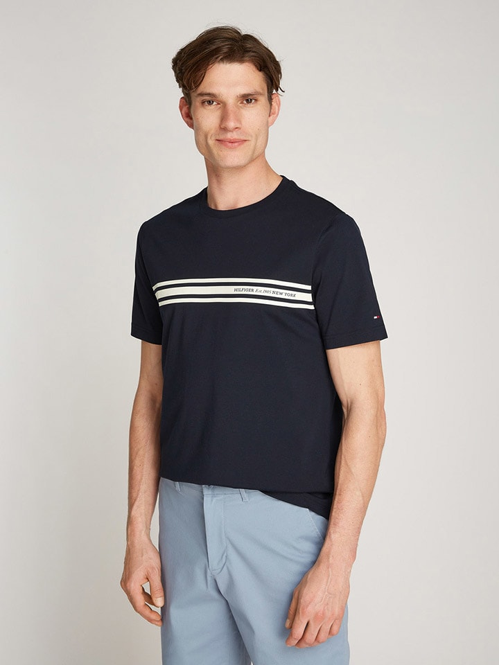 Tommy Hilfiger Shirt in Dunkelblau günstig kaufen